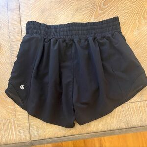 lululemon athletica Black Athletic Running Shorts
